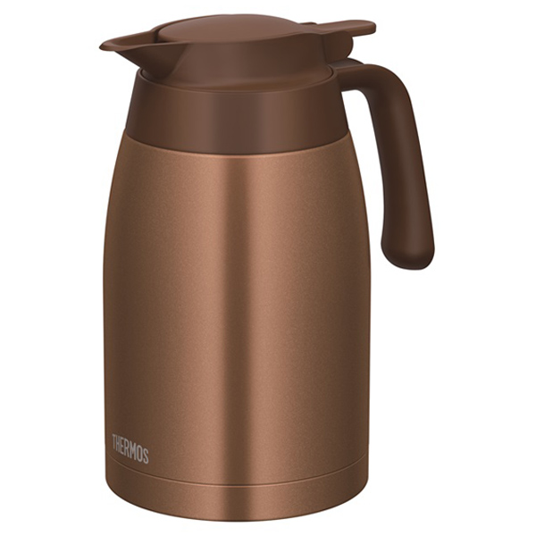 サーモス　ステンレスポット　ブラウンゴールド1.5L