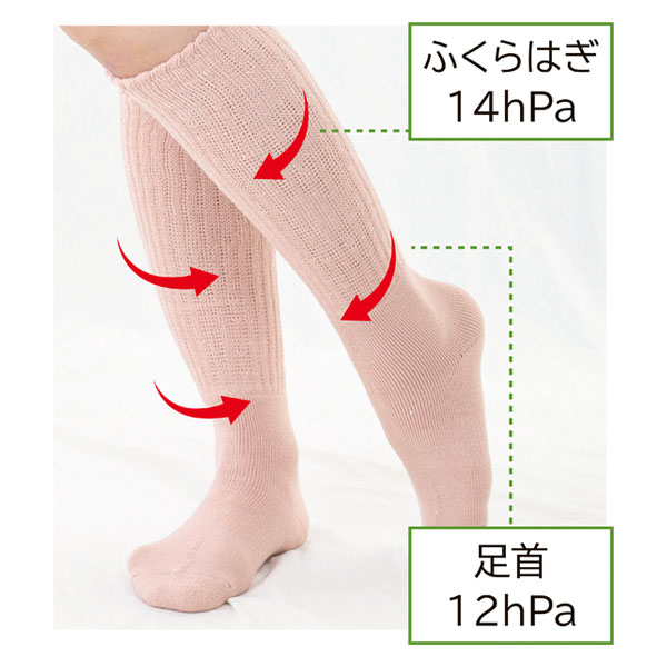 湯たんぽみたいなあったかソックス　ピンク
