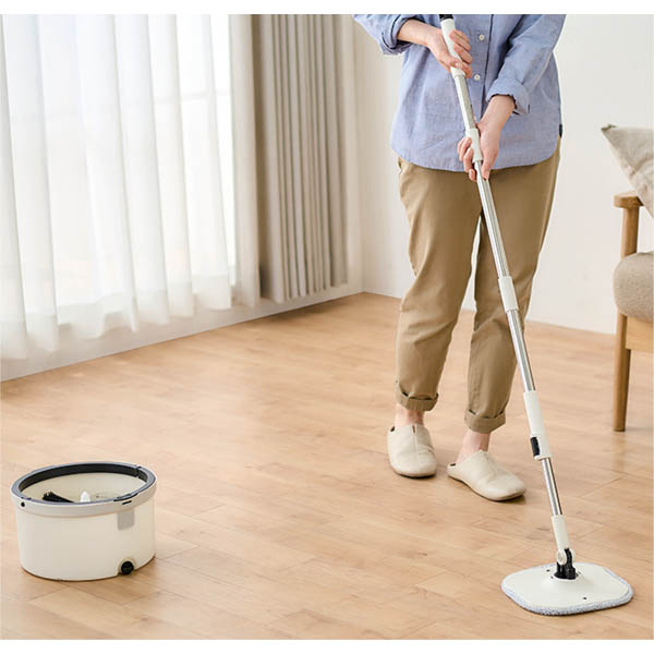 アイリスオーヤマ　キレイな水でWASHモップ　本体セット