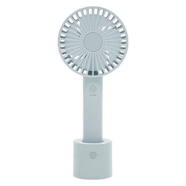 WINSY　USB充電式オートスイングファン　スモークブルー