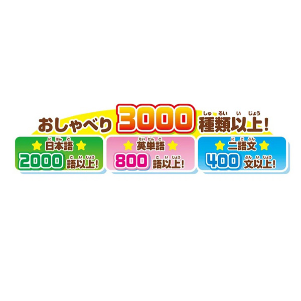 にほんご えいご きもちのことばアンパンマンことばずかん3000
