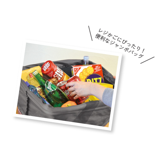 トート・デ・クール 保冷レジカゴバッグ グレーボーダー