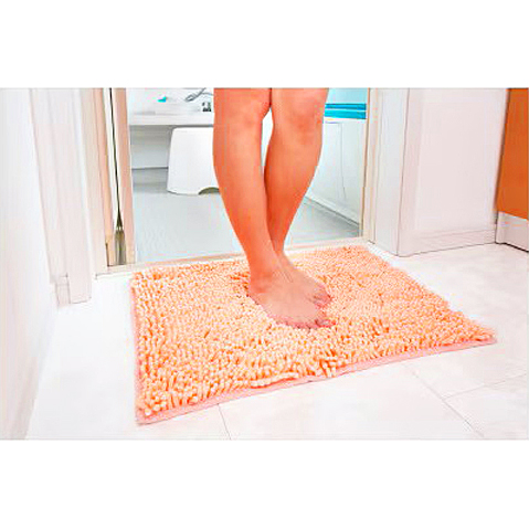 マイクロファイバーバスマット ソフワ　ピンク