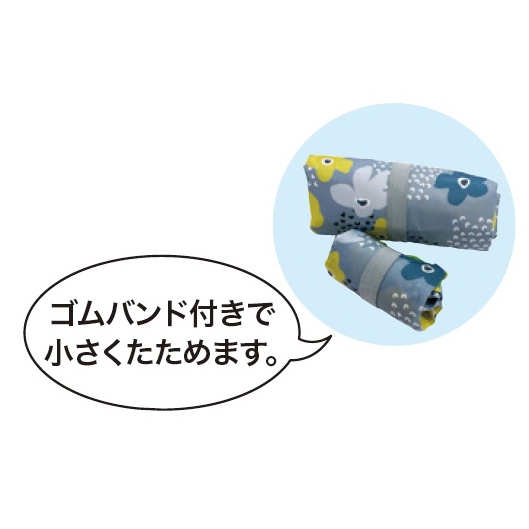 レイジースーザン 折り畳める保冷バッグ2個セット モダンフラワー